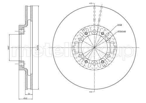 Brake disc set (2)