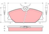 Bremsbeläge vorne