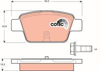 Bremsbelagsatz hinten