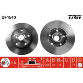 Bremssatz (2 Bremsscheiben) TRW - DF1540