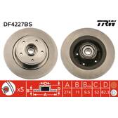 Bremsscheibe (pro Einheit) TRW - DF4227BS