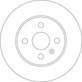 Bremssatz (2 Bremsscheiben) TRW - DF4344