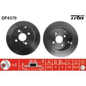 Bremssatz (2 Bremsscheiben) TRW - DF4379