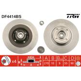 Bremsscheibe (pro Einheit) TRW - DF4414BS