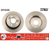 Bremssatz (2 Bremsscheiben) TRW - DF4546