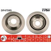 Bremsscheibe (pro Einheit) TRW - DF4759S