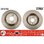 Bremssatz (2 Bremsscheiben) TRW - DF4766