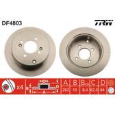 Bremssatz (2 Bremsscheiben) TRW - DF4803
