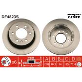 Bremsscheibe (pro Einheit) TRW - DF4823S
