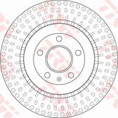 Bremsscheibe (pro Einheit) TRW - DF6175S