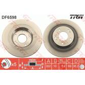 Bremssatz (2 Bremsscheiben) TRW - DF6598