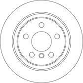 Bremssatz (2 Bremsscheiben) TRW - DF6756