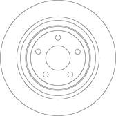 Bremsscheibe (pro Einheit) TRW - DF6872