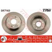 Bremssatz (2 Bremsscheiben) TRW - DF7163