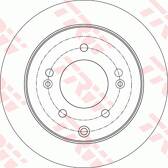 Bremssatz (2 Bremsscheiben) TRW - DF7819