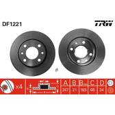 Bremssatz (2 Bremsscheiben) TRW - DF1221