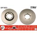 Bremssatz (2 Bremsscheiben) TRW - DF1653