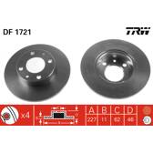 Bremssatz (2 Bremsscheiben) TRW - DF1721