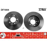 Bremssatz (2 Bremsscheiben) TRW - DF1804