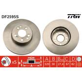 Bremsscheibe (pro Einheit) TRW - DF2595S