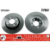 Bremssatz (2 Bremsscheiben) TRW - DF2601