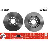 Bremssatz (2 Bremsscheiben) TRW - DF2681