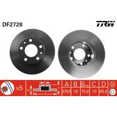Bremssatz (2 Bremsscheiben) TRW - DF2728