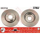 Bremssatz (2 Bremsscheiben) TRW - DF2734