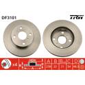 Bremssatz (2 Bremsscheiben) TRW - DF3101