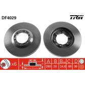 Bremssatz (2 Bremsscheiben) TRW - DF4029