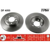 Bremssatz (2 Bremsscheiben) TRW - DF4055
