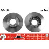 Bremssatz (2 Bremsscheiben) TRW - DF4116
