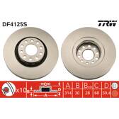 Bremsscheibe (pro Einheit) TRW - DF4125S