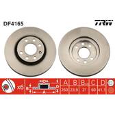 Bremssatz (2 Bremsscheiben) TRW - DF4165