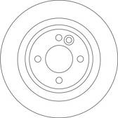 Bremssatz (2 Bremsscheiben) TRW - DF4197