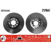 Bremssatz (2 Bremsscheiben) TRW - DF4246