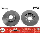 Bremssatz (2 Bremsscheiben) TRW - DF4293