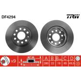 Bremssatz (2 Bremsscheiben) TRW - DF4294