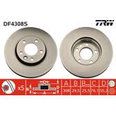 Bremsscheibe (pro Einheit) TRW - DF4308S