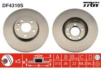 Bremsscheibe (pro Einheit)