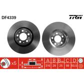 Bremssatz (2 Bremsscheiben) TRW - DF4339