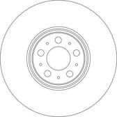 Bremsscheibe (pro Einheit) TRW - DF4340S