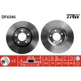 Bremssatz (2 Bremsscheiben) TRW - DF4346