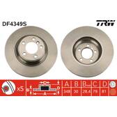 Bremsscheibe (pro Einheit) TRW - DF4349S