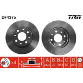Bremssatz (2 Bremsscheiben) TRW - DF4375