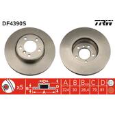 Bremsscheibe (pro Einheit) TRW - DF4390S