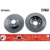Bremssatz (2 Bremsscheiben) TRW - DF4403