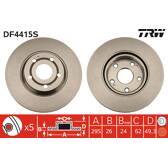 Bremsscheibe (pro Einheit) TRW - DF4415S