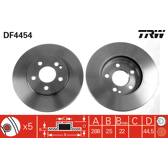 Bremssatz (2 Bremsscheiben) TRW - DF4454