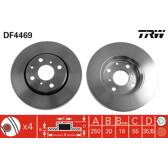 Bremssatz (2 Bremsscheiben) TRW - DF4469